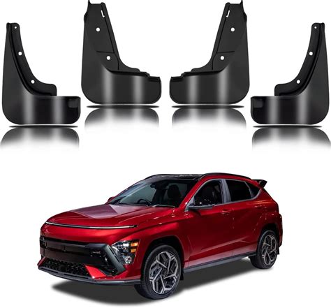 Kit De Aletas De Barro Para Hyundai Kona Guardabarros Delantero Y