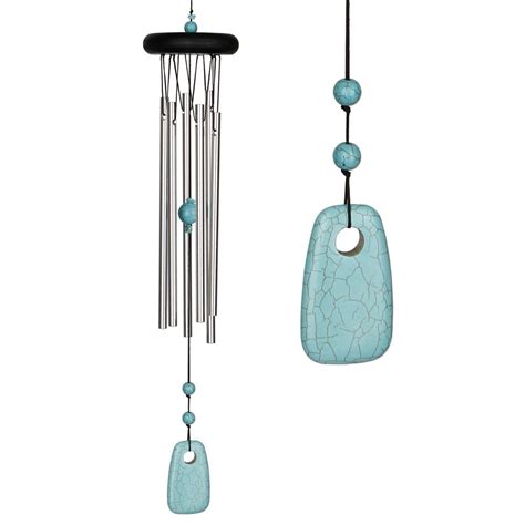 Woodstock Chakra Chime Turquoise Coral Wind Chimes Australia