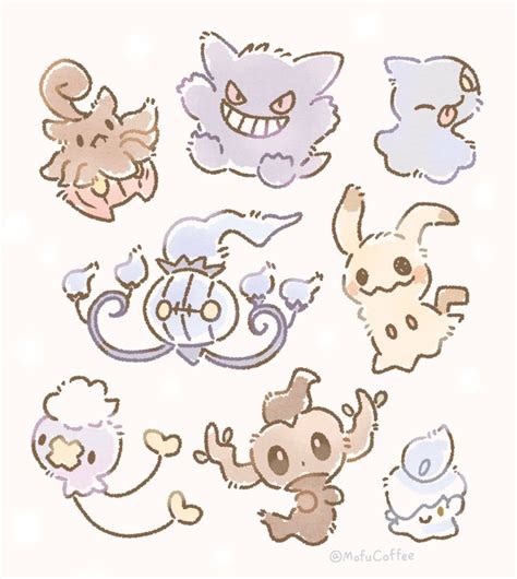 Gengar Mimikyu Chandelure Litwick Drifloon And More Pokemon