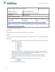 Actividad 3 Descripción detallada Habilidades Verbales pdf