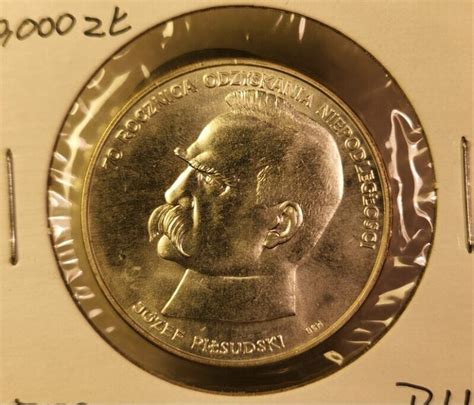 Poland Zl Commem Silver Coin Jozef Pilsudski Silver Ebay