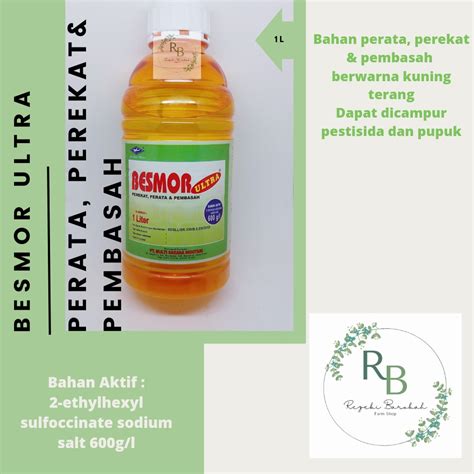 Jual Perekat Perata Dan Pembasah Besmore Ultra L Shopee Indonesia