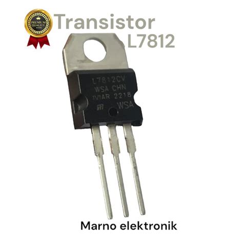 Jual TRANSISTOR TR L7812 L 7812 L 7812 ASLI ORI ORIGINAL Di Lapak MARNO