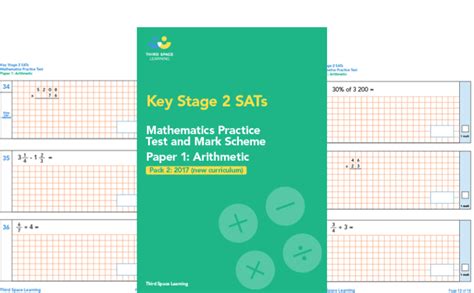 Free Ks2 Maths Sats Arithmetic Practice Paper 1 Pack 2