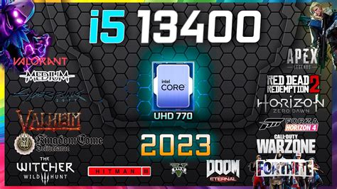 🔵intel Uhd 770 In 30 Games I5 13400 2022 2023 Youtube