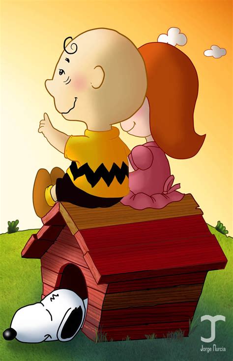 Charlie Brown And The Little Red Haired Girl By Jorgemur On Deviantart