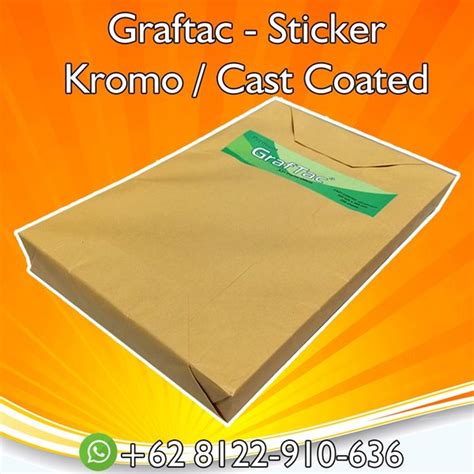 Jual Graftac Stiker Kromo Bontak Sticker Cast Coated Chromo Self