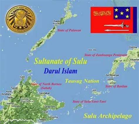 Sulu Sultanate Map