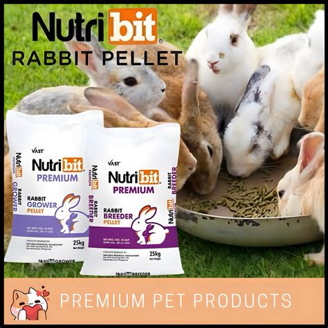 Rabbit Pellet Feeds Premium Nutribit Shopee Philippines