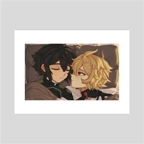 Mika And Yuu Sleeping An Art Print By Hikaru He INPRNT