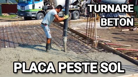 63 Turnarea Betonului Placii Peste Sol Casapasiva Passivehouse YouTube