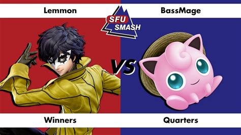 Sfu Smash Bobc Pre Local Lemmon Joker Vs Bassmage Jigglypuff