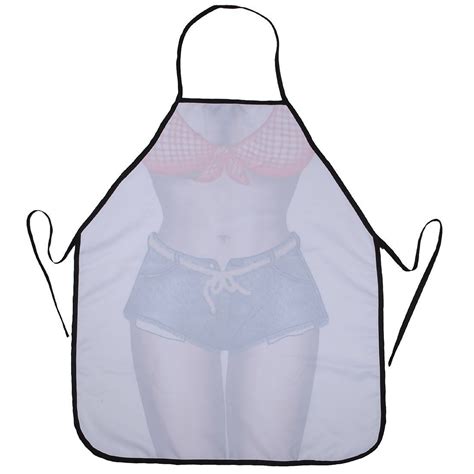 Bikini And Shorts Sexy Kitchen Apron Funny Creative Cooking Aprons For