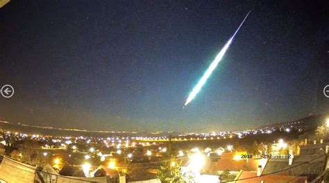 Watch As Brilliant Blue Fireball Streaks Through Sky In Hungary Seen By Stargazers In Eight