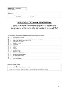 Relazione Tecnica Descrittiva Relazione Tecnica Descrittiva Pdf