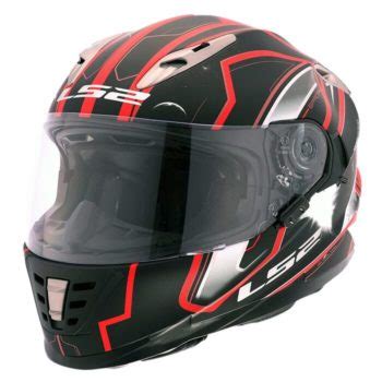 Ls Ff Space Matt Black Red Full Face Helmet Custom Elements