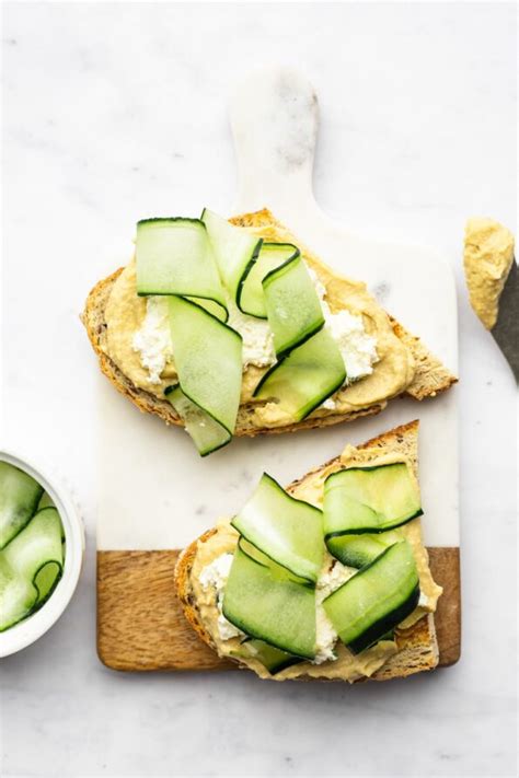 5 Minute Hummus Toast 9 Ways