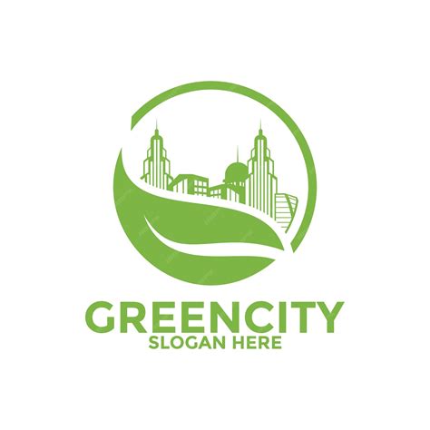 Premium Vector Green City Logo Icon Good City Logo Vector Template