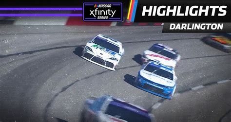 Xfinity Series Clocks In Overtime For Final Laps At Darlington NASCAR