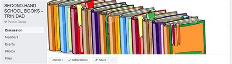 Second Hand Books – Group on Facebook – My Trini Chile