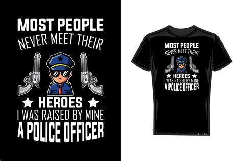 Police T Shirt Design Graphic By Engineermik00 · Creative Fabrica