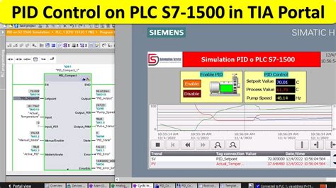 Pid Control On Plc S In Tia Portal Using Simulation Siemens Plc