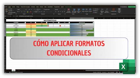 4 Tipos De Formatos Condicionales Que Puedes Aplicar En EXCEL YouTube