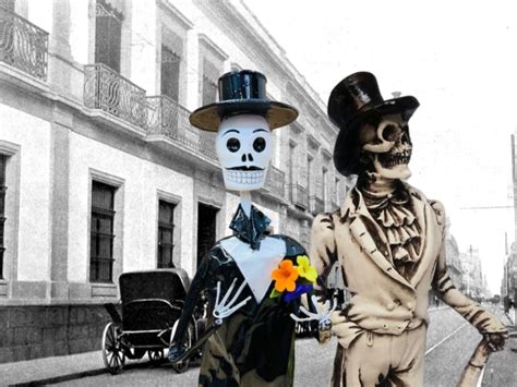 Catr N El Fiel Acompa Ante De La Catrina En La Eternidad Y La Fiesta