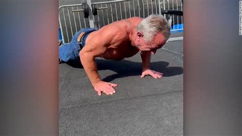 Video Rfk Jr S Shirtless Pushups Go Viral Cnn Video