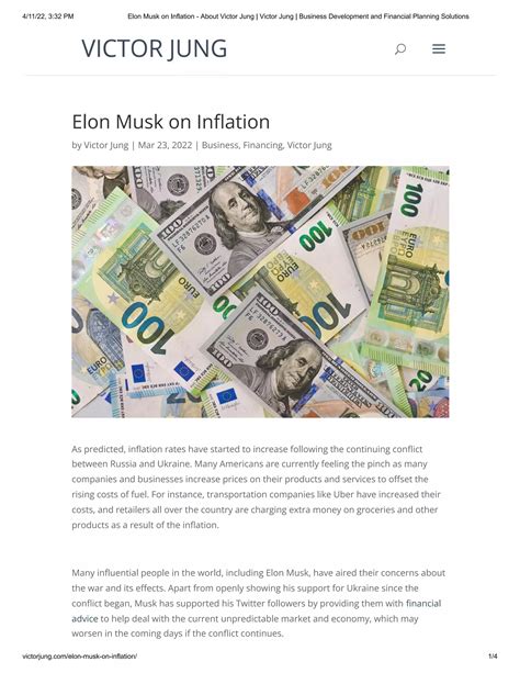 Elon Musk On Inflation Pdf