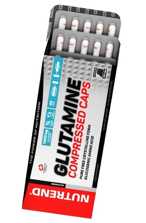 Nutrend Glutamine Compressed Caps Capsules