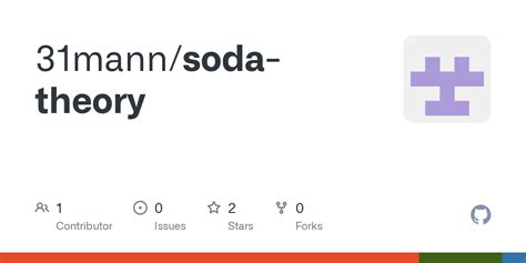 GitHub - 31mann/soda-theory