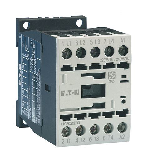 EATON, Non-Reversing, 4 Poles, IEC Magnetic Contactor - 4WUG7 ...