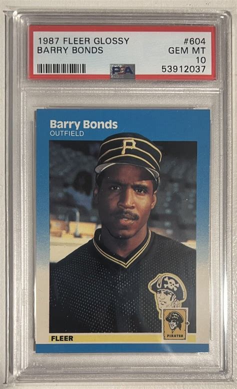 Barry Bonds Fleer Glossy Psa Price Guide Sports Card