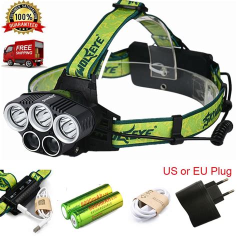 Skywolfeye Lm Cree Xm L T X Led Headlamp Rechargeable X