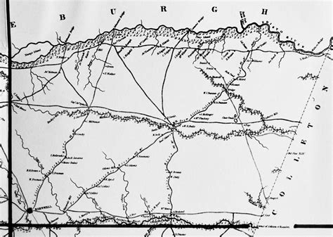 Mills Map of Barnwell County - Ca. 1825 - Barnwell County