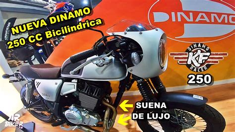 Nueva DINAMO KF RACER 250 Bicilindrica Precio Y Sonido YouTube