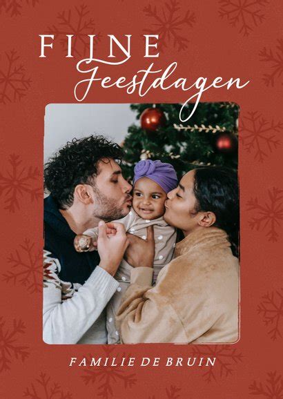 Stijlvolle Kerstkaart Met Eigen Foto En Kaartje Go