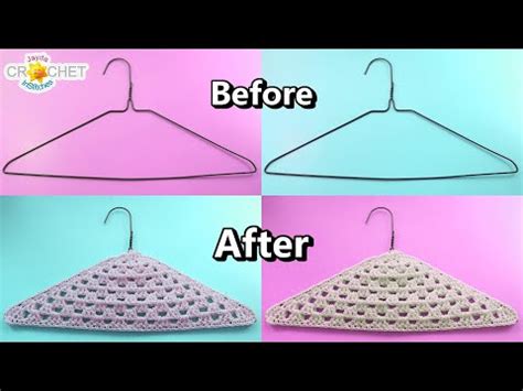 Clothes Hanger Covers Crochet Pattern Tutorial Youtube