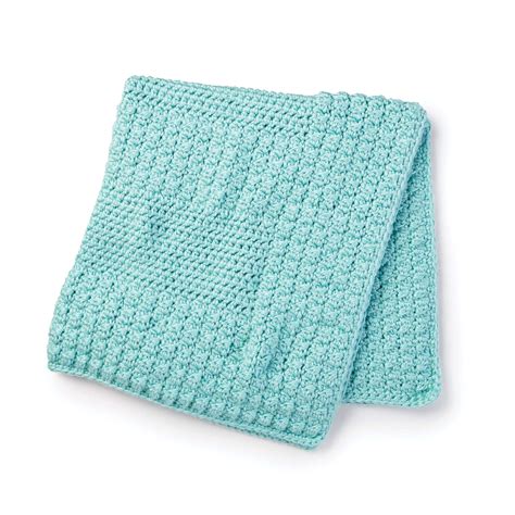 Bernat Textured Crochet Baby Blanket | Yarnspirations