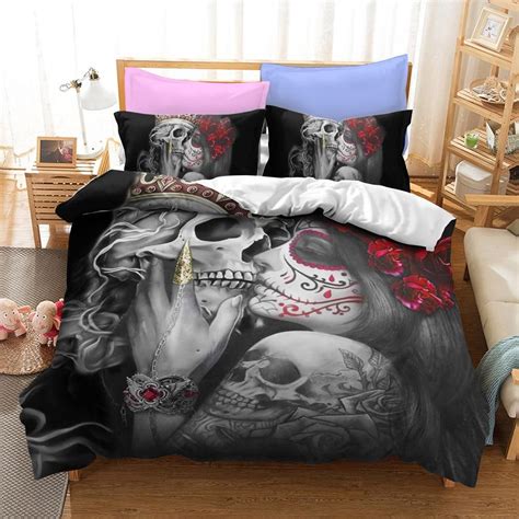 Skull Flow On Twitter Skull Kiss Tattooed Lady Bedding Set Get It