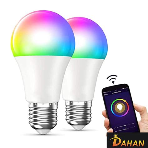 DAHAN Foco Inteligente Led E27 Rgbcw Wifi De 10 W Para Alexa Shopee