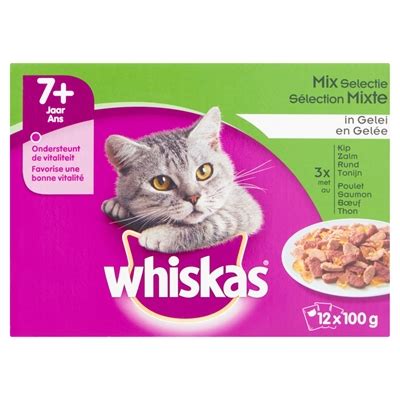 Whiskas Senior Viande Poisson En Sauce Multipack Sachets Magasin