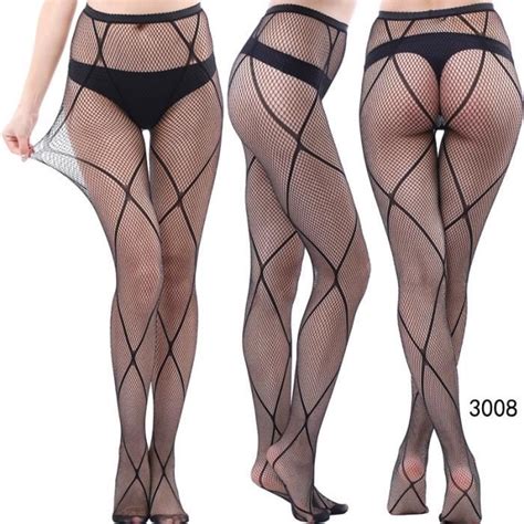 Collants en maille pour femmes sous vêtements Sexy résille toile