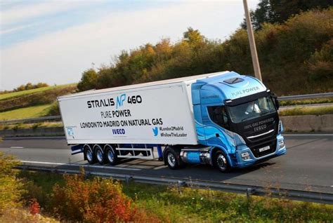 Londres Madrid R Cord Autonom A Iveco Stralis Con Gas Natural Licuado