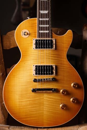 2022 Gibson Les Paul Standard 50s Faded Vintage Honey Burst Guitars Electric Solid Body Mom