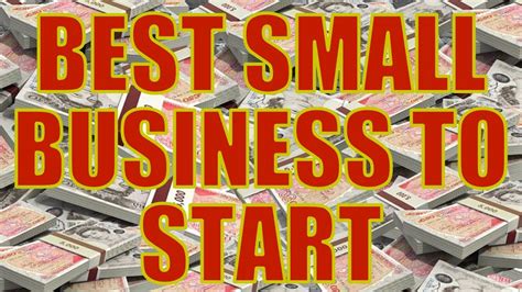 Best Small Business To Start In 2020 Youtube