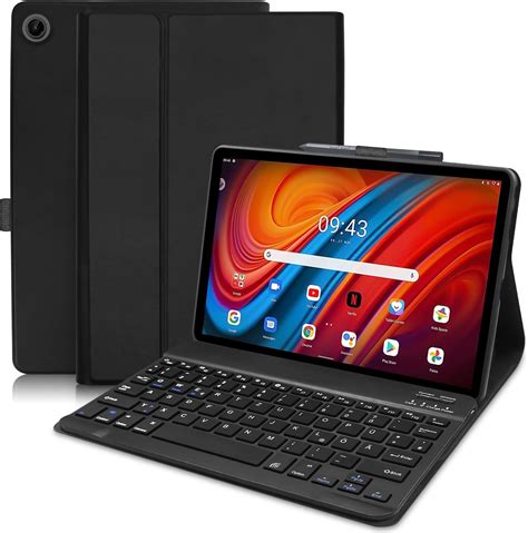 Lielax Tastatur H Lle F R Lenovo Tab M Zoll Lenovo M