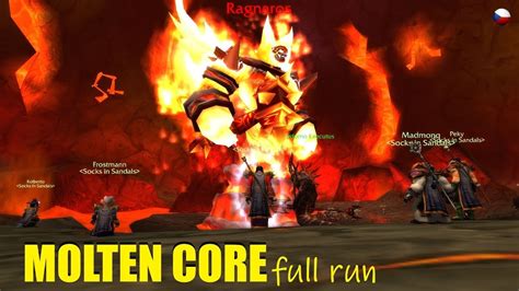 World Of Warcraft Classic Molten Core Full Run Frost Mage Wowko Czsk Youtube