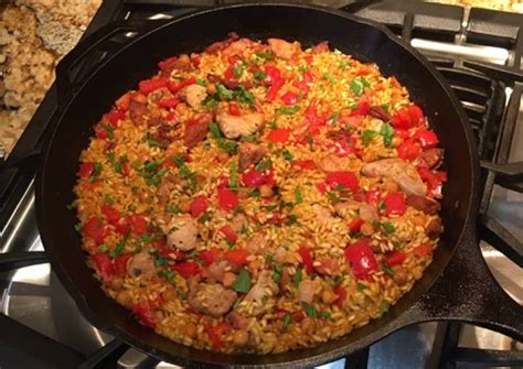 Recipe Delicious Chorizo And Chicken Paella Vanbastek